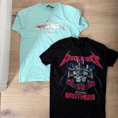 Men's palm angels and dsquared2 t shirts size medium
