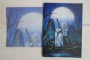 Blank greeting card, The Magican card,Free post