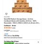 Amazon Brand new Cardboard boxes. Dimensions on photo.  Collection Swords area. Image 4