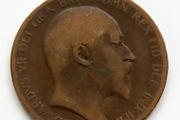 1902 Penny Edward VII bronze coin