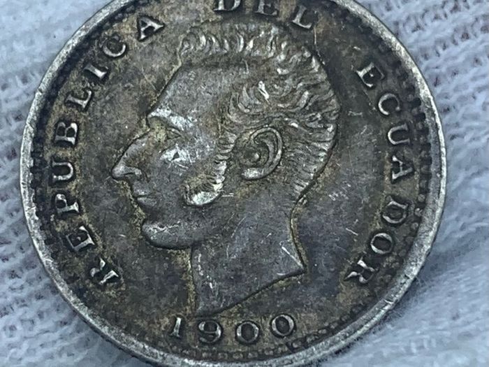 Ecuador 1900 silver Lima