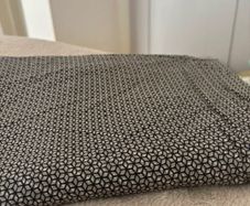 Black, White & Grey Geometric Fabric