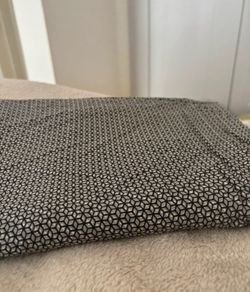 Black, White & Grey Geometric Fabric