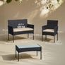 Rattan Garden Furniture Set 4 Piece Patio Furniture Set Outdoor Garden Sofa Set Image 3