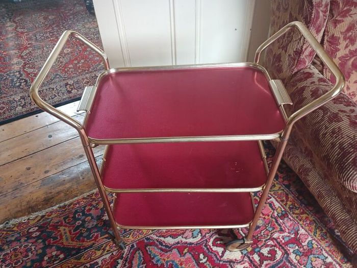 vintage drinks trolley