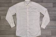 Eton White Shirt Mens Medium Slim Fit