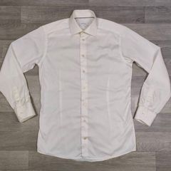 Eton White Shirt Mens Medium Slim Fit