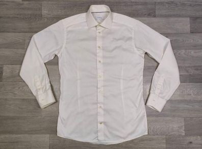 Eton White Shirt Mens Medium Slim Fit