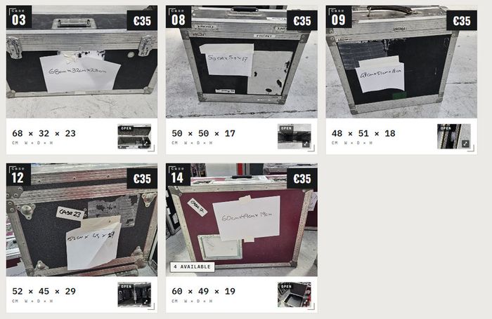 Flight case clearout