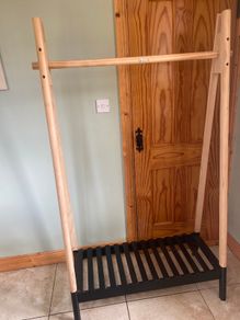 Freestanding Coat Rail and Shoe Rack