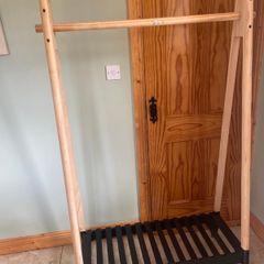 Freestanding Coat Rail and Shoe Rack