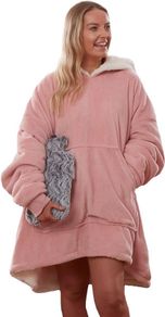 NEW SALE | Hooded Blanket with Ultra Soft Sherpa Lining Warm Cosy Blanket Oversized Thermal Throw Hoodie
