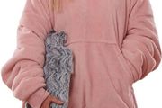 NEW SALE | Hooded Blanket with Ultra Soft Sherpa Lining Warm Cosy Blanket Oversized Thermal Throw Hoodie