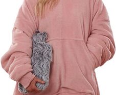 NEW SALE | Hooded Blanket with Ultra Soft Sherpa Lining Warm Cosy Blanket Oversized Thermal Throw Hoodie