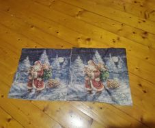santa cushion cover