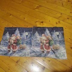 santa cushion cover