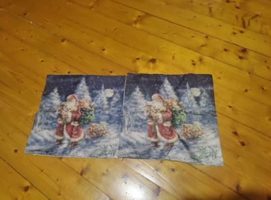 santa cushion cover