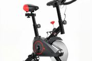 Indoor Upright Exercise Bike Machine, with Adjustable Seat, Resistance, Handlebar, LCD Display