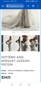 wedding dress size 12 to 14