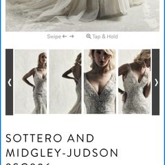 wedding dress size 12 to 14