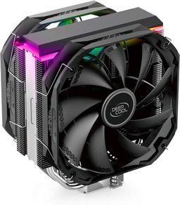 CPU Air Cooler with 5 Heatpipes, 2 x 140mm PWM Fans, ARGB LED, For Intel/AMD, LGA1700/AM5 Compatible (FREE POSTAGE)
