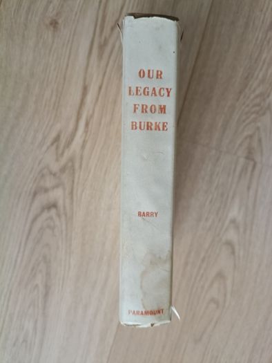 Our Legacy from Burke 1952 first edition hardback with dustcover by Liam Barry in good condition with signs of wear on the dustcover see photos FREE STANDARD POSTAGE INCLUDED