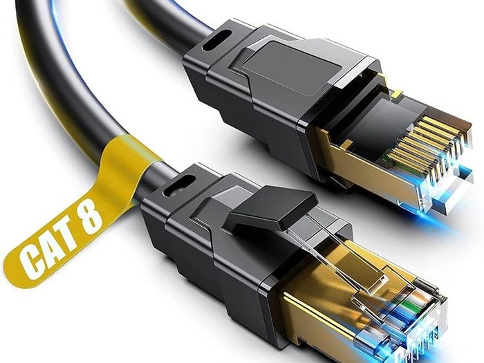 NEW SALE | Cat 8 Ethernet Cable, 0.5M 1M 2M 3M 5M 6M 9M 12M 15M 18M 30M Heavy Duty High Speed Internet Network , Professional LAN Cable Shielded in Wall