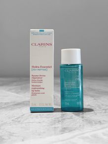 New Clarins Hydra-Essentiel Lip Balm + Clarins Eye Makeup Remover