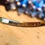 Vintage 9ct Yellow Gold Tanzanite & Diamond Cluster Ring Image 6