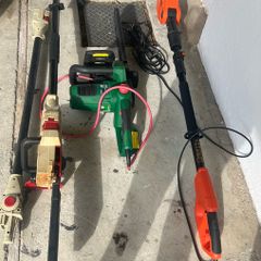 Electric Hedgecutter + Chainsaw + Pole saw