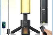 Telescopic Camping Lights Rechargeable 14000 mAh Led Multifunction Magnetic Lanterns Job Site Lighting Cordless Dimmable Camping Tent Lamp Portable Power Supply 6000LM IPX5 Waterproof