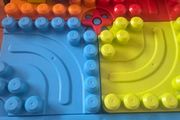 lego table and bag of lego