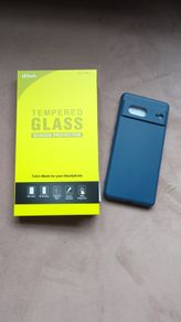 Pixel 7 case and 3 tempered glass screen protectors