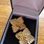 Vintage Gold Tone Earrings Image 4