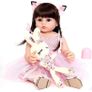 Simulation 22 Inch 55cm Reborn Baby Dolls Soft Vinyl Silicone Lifelike Reborn Babies Blue Eyes Reborn Dolls Reborn Toddler Girl Boy Toy Gift (FREE POSTAGE) Image 5