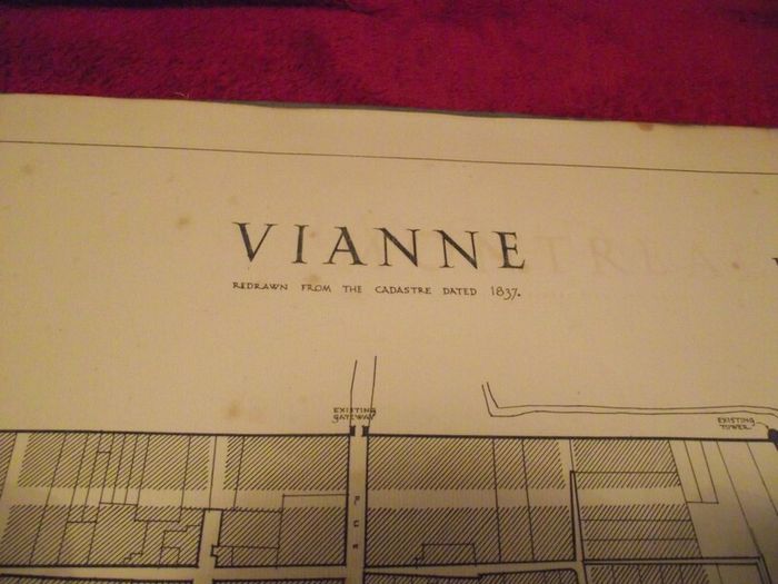 8 X 19th Century French walled city plans - 1816 to 1845