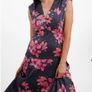 Liquorish plunge front maxi dress Image 3