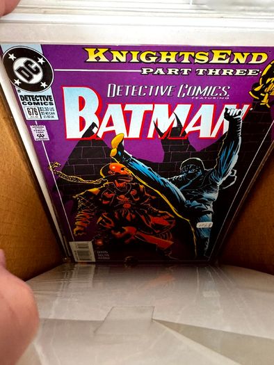 Detective Comics Batman Long Comic Box w 215 comics for Sale