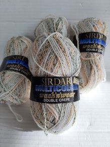 new vintage crepe wool knitting/crochet/crafts