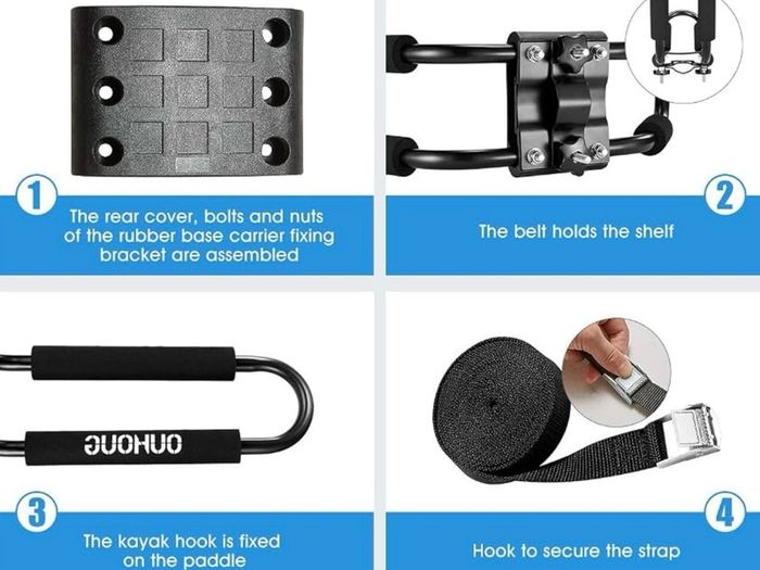 2 pairs of Kayak J bars