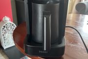 Haier Multi-Beverage Hot Drinks Machine &amp; Frother, I-Master Series 5 All-in-One Coffee Machine &amp; Hot Drinks with Accessories, hOn App, Black [HMB5A]