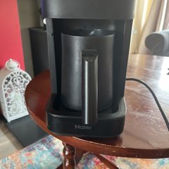 Haier Multi-Beverage Hot Drinks Machine & Frother, I-Master Series 5 All-in-One Coffee Machine & Hot Drinks with Accessories, hOn App, Black [HMB5A]