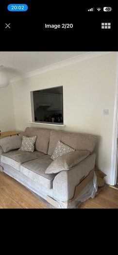 Sofa, brand new and bought for 1169