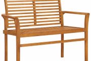Garden Bench 112 cm Solid Teak Wood