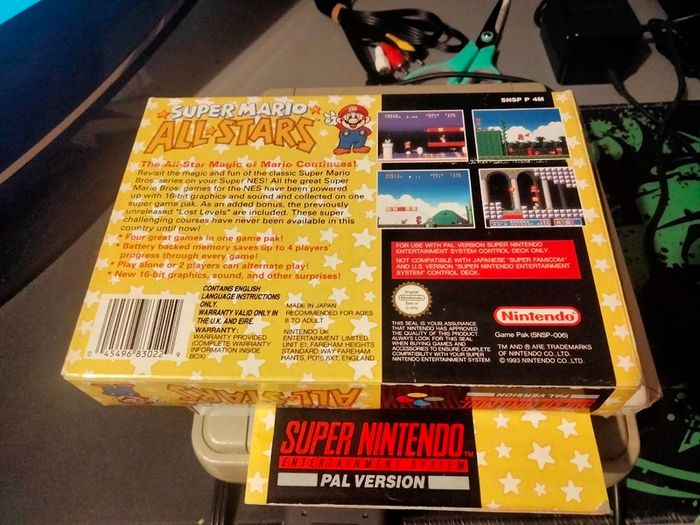 Super Nintendo Boxed Games
