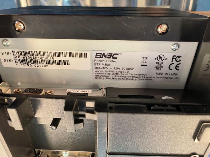 SNBC BTP-M300 Dot Matrix POS Receipt Printer USB Serial Auto-Cutter, with Power Cable/ Used
