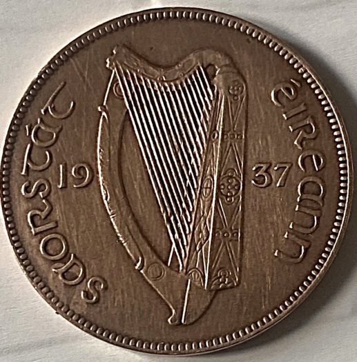 Saorstat, Penny From 1937, Free Post