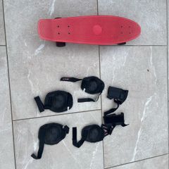 Skateboard with Kids Safety accessories