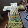 Unique Find Vintage Large Holy Trinity Cross. Religious. Image 3