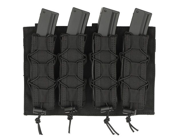 MOLLE Speed Quad MP5/SMG Magazine Pouch - Black